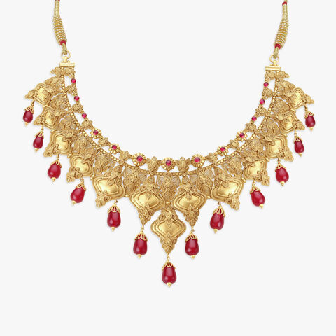 Grandeur Gold Necklace Set