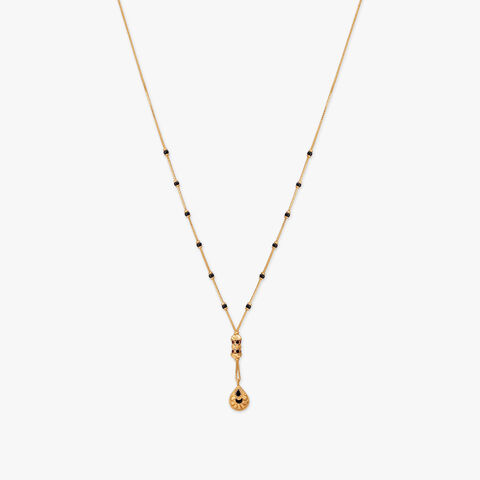 Ornate Cascade Gold Mangalsutra