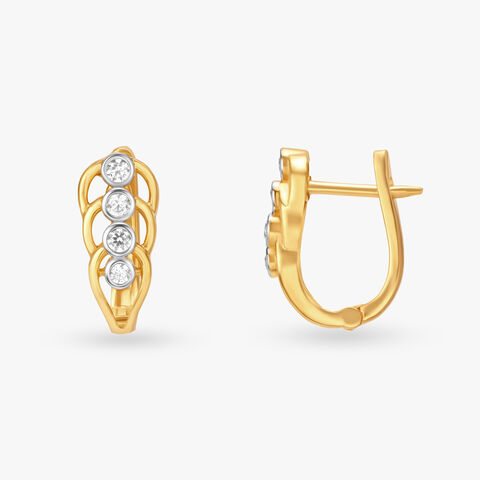 Glamorous Allure Hoop Earrings
