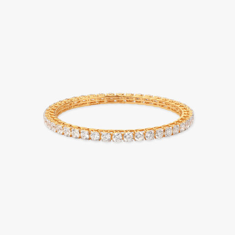 Endless Embrace Solitaire Diamond Bangle