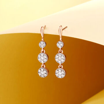Celestial Drip Diamond Drop Earrings