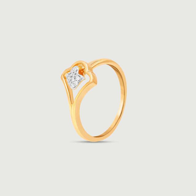 Curvy Shine Diamond Ring 4