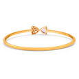 14KT Yellow Gold Amethyst Bangle 4