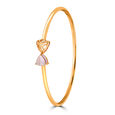 14KT Yellow Gold Amethyst Bangle 5
