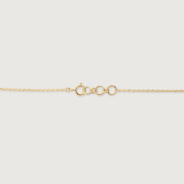 Curved Spark Diamond Necklace 5