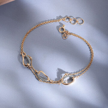 Whimsical Glimmer Diamond Bracelet