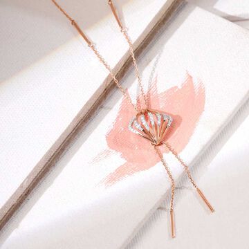 Sassy Flutter Diamond Necklace