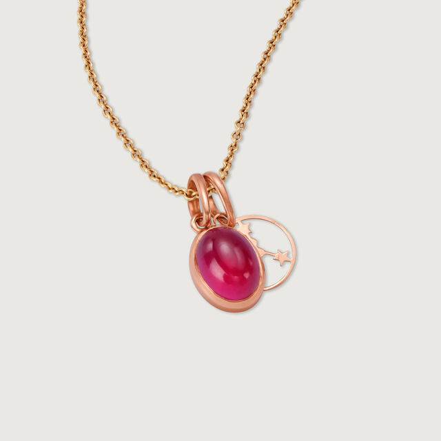 14KT Rose Gold Cancer Birthstone Pendant 4