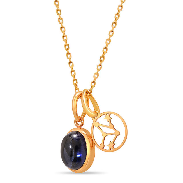 14KT Rose Gold Virgo Birthstone Pendant 3