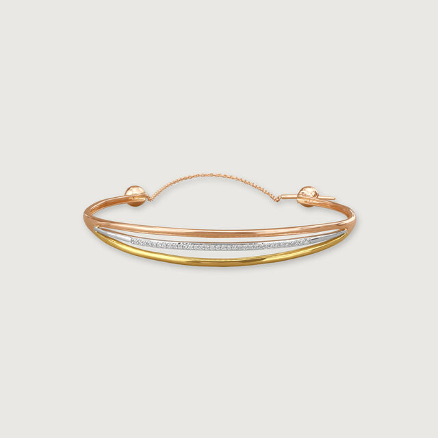 Sleek Twinkling Diamond Bangle 3