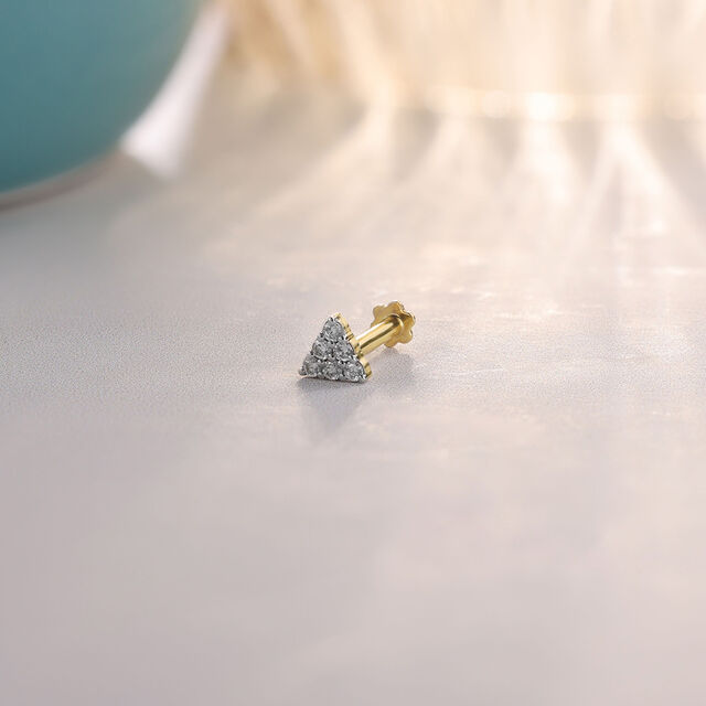 Tiny Spark Diamond Nose Pin 