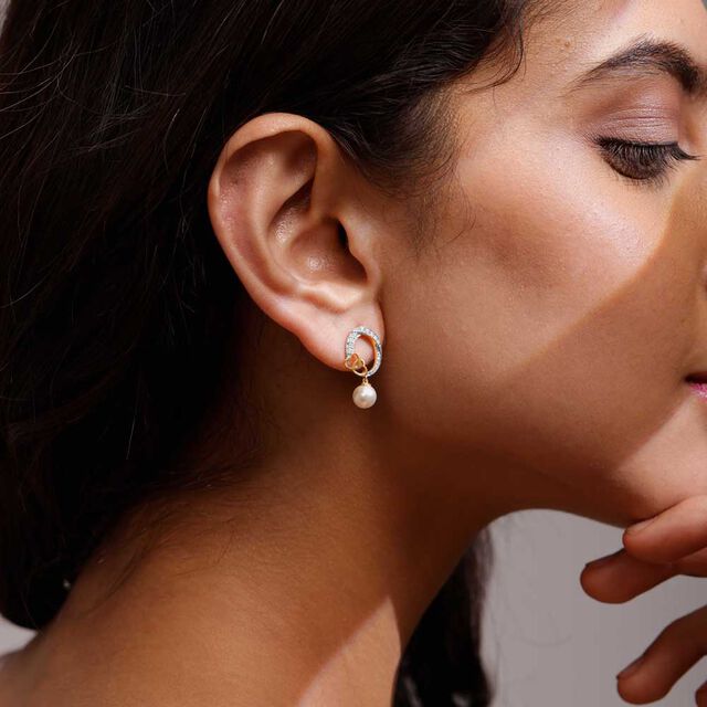 Playful Love Diamond Drop Earrings 2