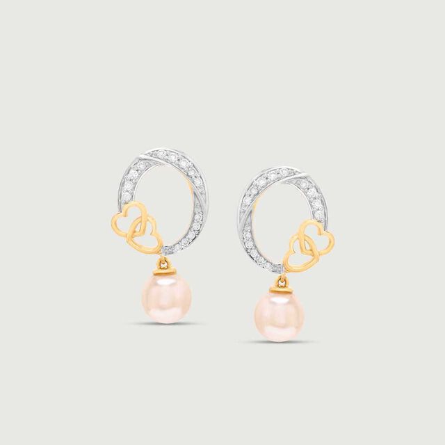 Playful Love Diamond Drop Earrings 3