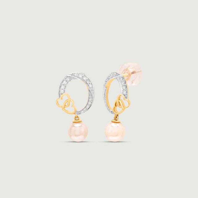 Playful Love Diamond Drop Earrings 4