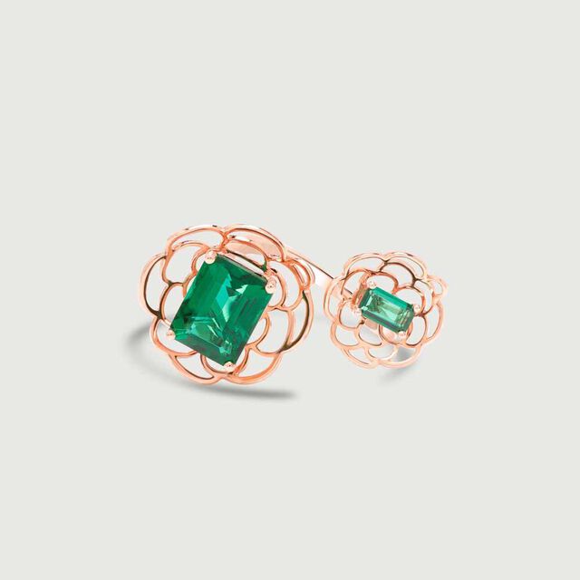 Dramatic Bloom Colourstone Ring 4