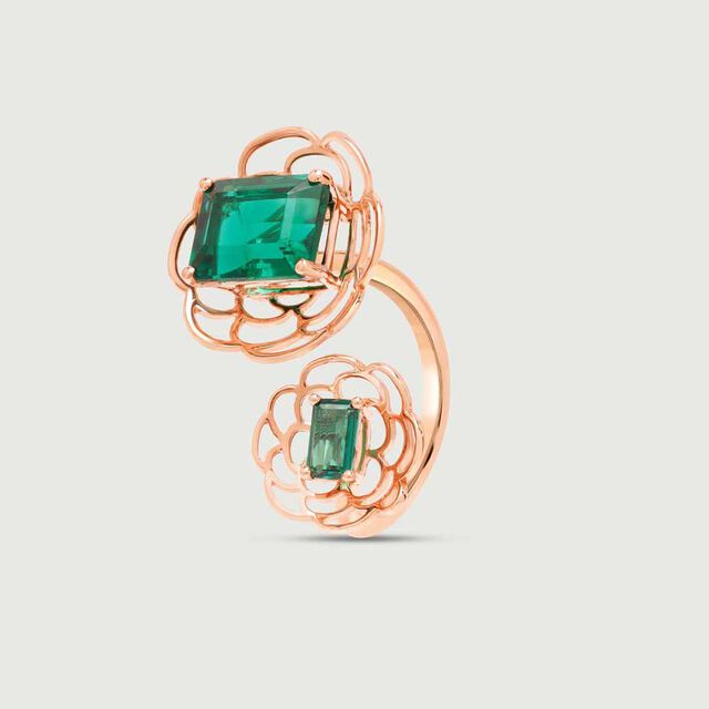 Dramatic Bloom Colourstone Ring 5