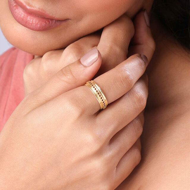 Retro Pop Gold Ring 2