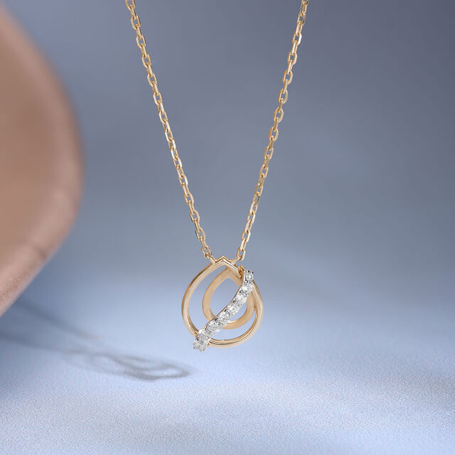 Tangled Grace Diamond Necklace 