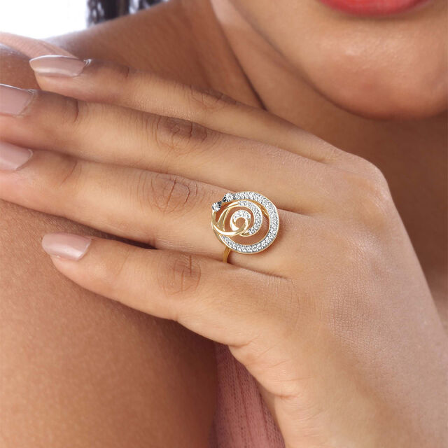 Swirl Vibes Diamond Ring 2