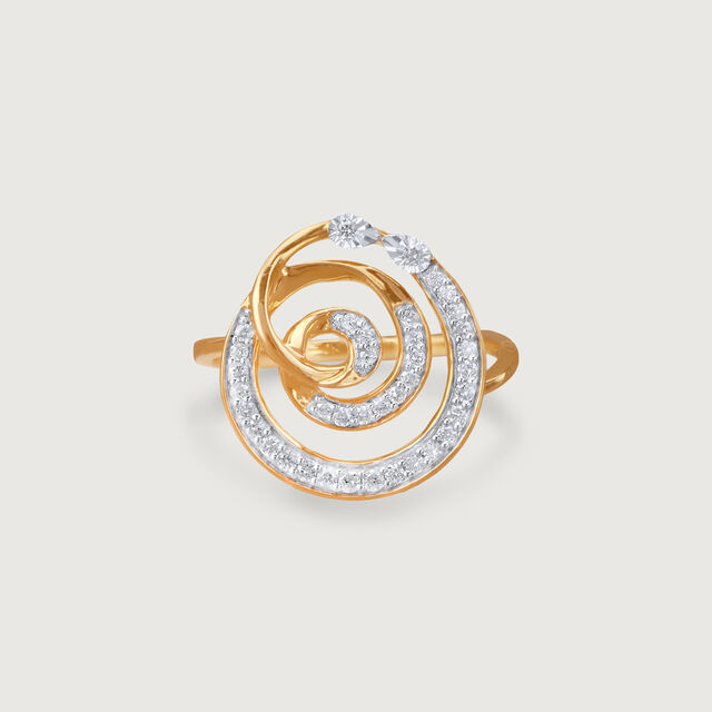 Swirl Vibes Diamond Ring 4