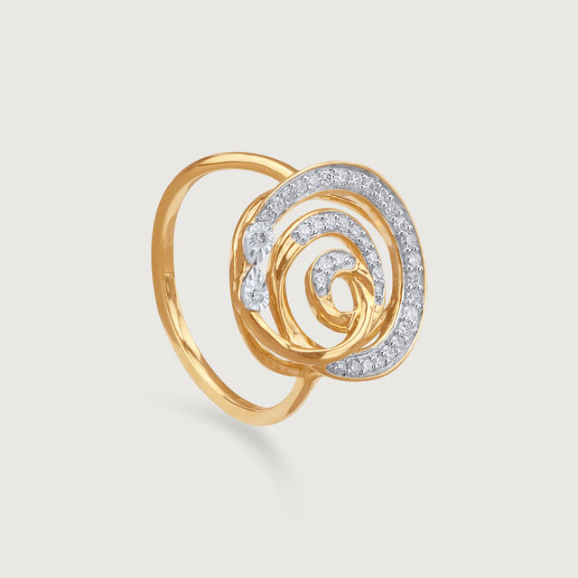 Swirl Vibes Diamond Ring 5
