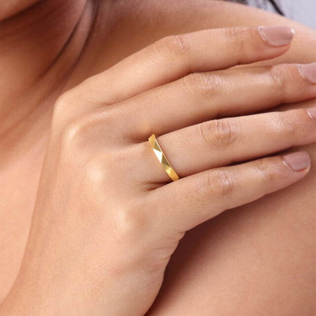 Facet Fun Gold Ring 2
