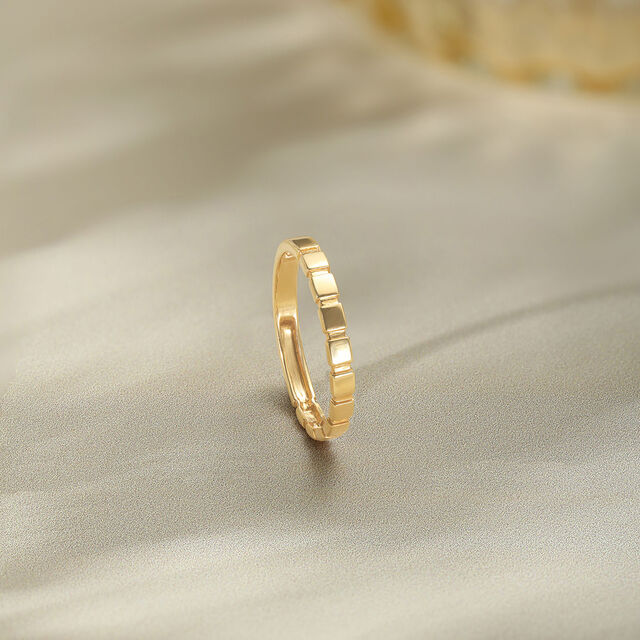 Pixel Pop Gold Ring 