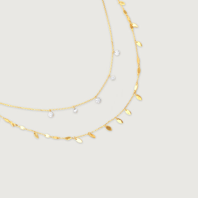 Playful Layers Diamond Necklace 5