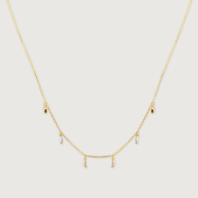 Radiant Droplets Diamond Necklace 4