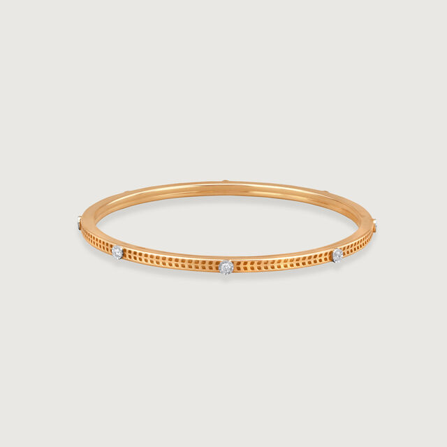 Modern Gleam Diamond Bangle 3