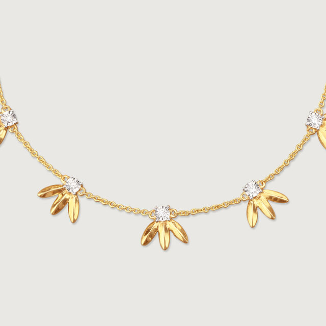 Playful Sparkle Leaf Diamond Bracelet 4