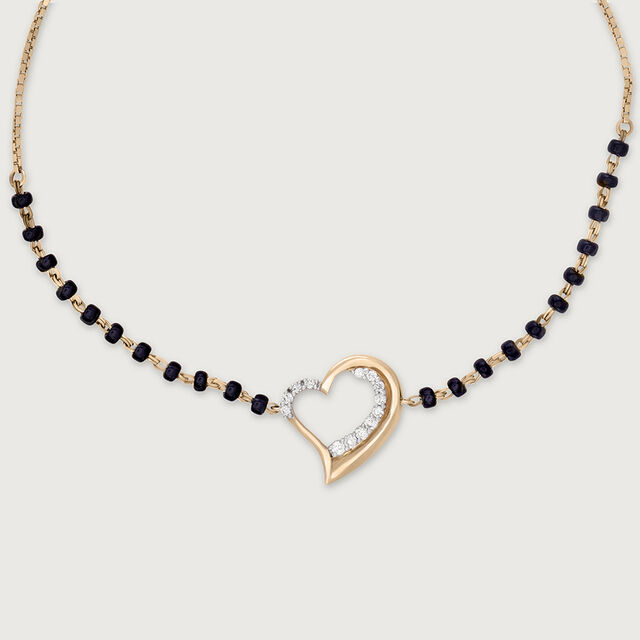Heart Shine Gold & Diamond Bracelet 5