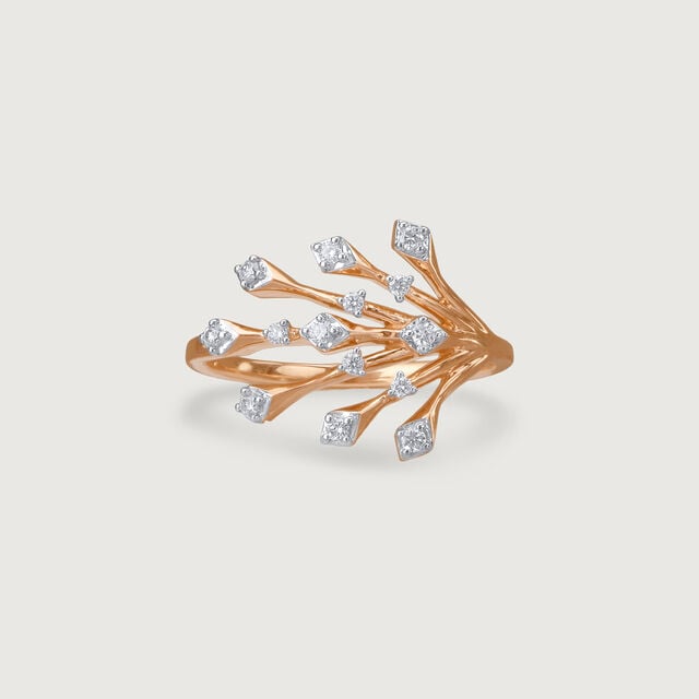 Crown Bloom Diamond Ring 4