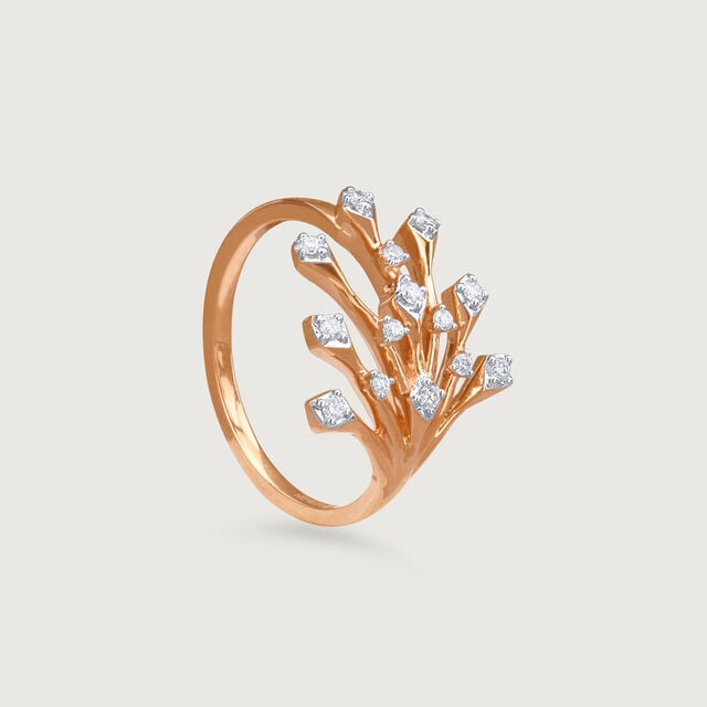 Crown Bloom Diamond Ring 5