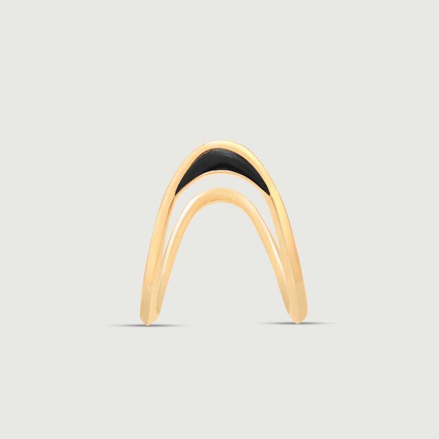 Wavy Minimalist Gold Ring 3