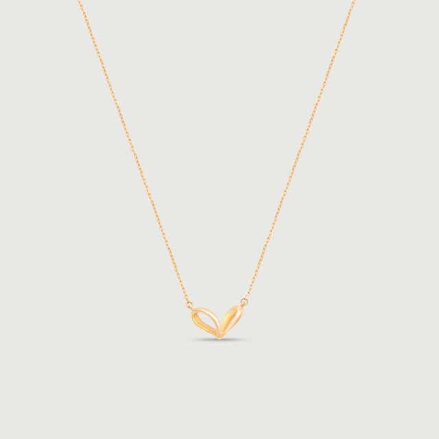 Heart Pop Gold Necklace 4