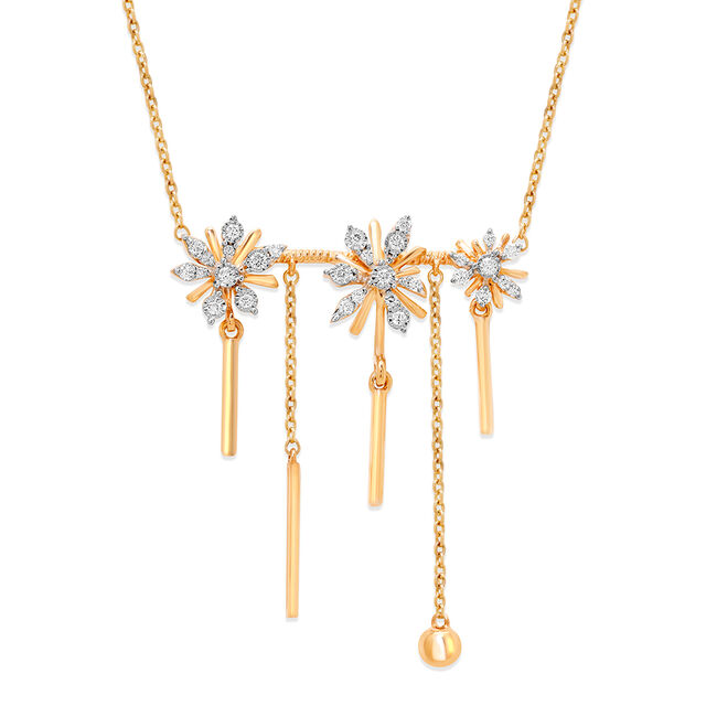 Lustrous Drop Diamond Necklace 4