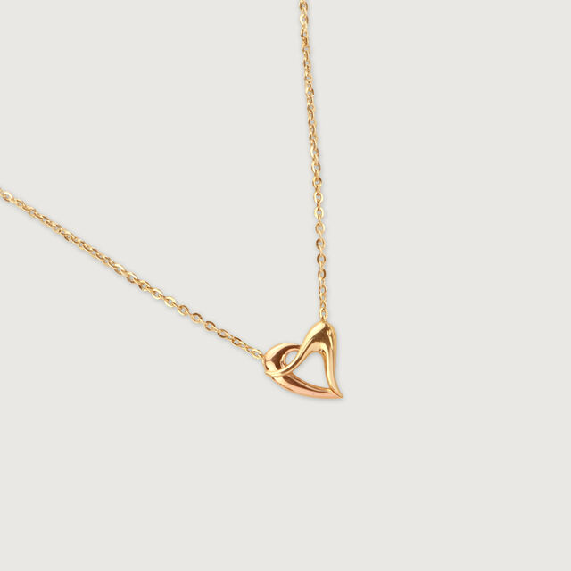 Heart Loop Gold Necklace 5
