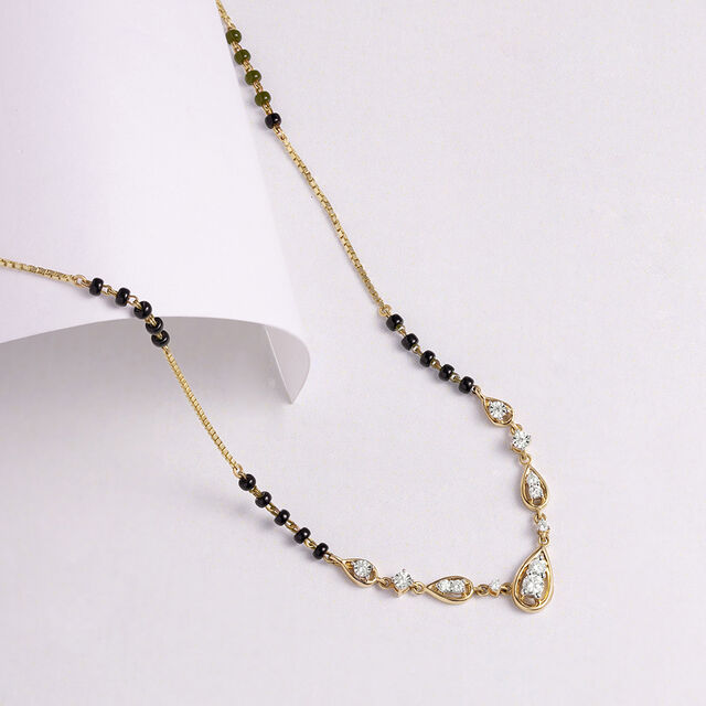 Timeless Elegance Gold & Diamond Mangalsutra 