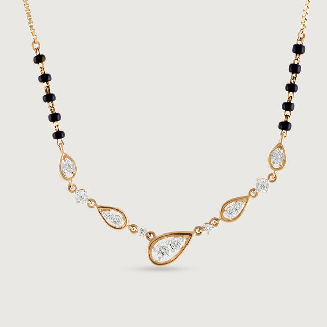 Timeless Elegance Gold & Diamond Mangalsutra 3