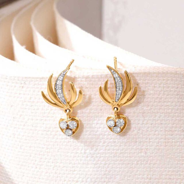 Sweet Flicker Diamond Drop Earrings 