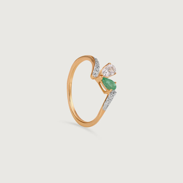 Evergreen Love Diamond & Gold Ring 5