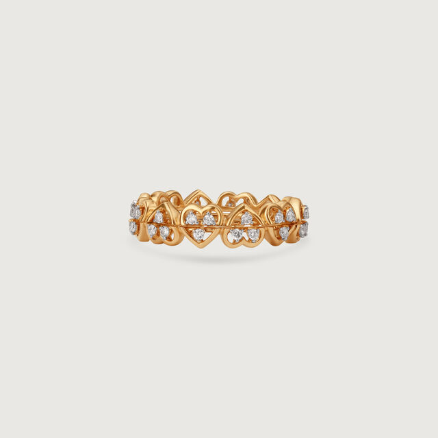 Love Luck Diamond & Gold Ring 5