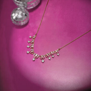 Lippan Shine Gold & Diamond Necklace