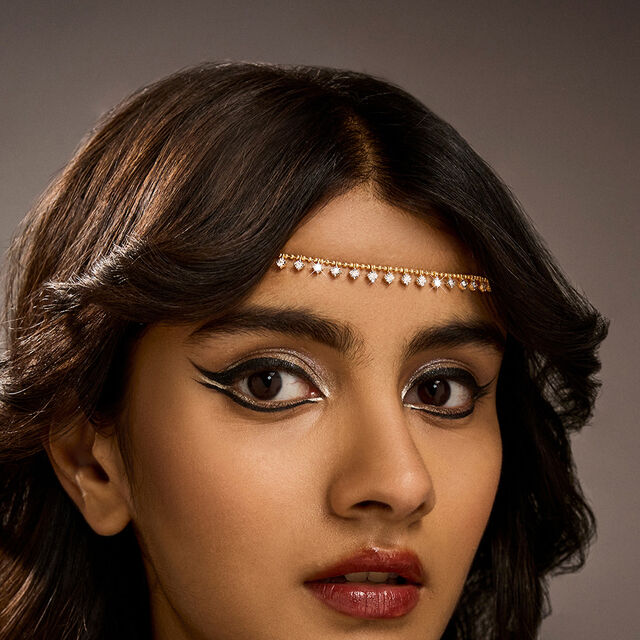 Radiant Strobe Gold & Diamond Necklace 