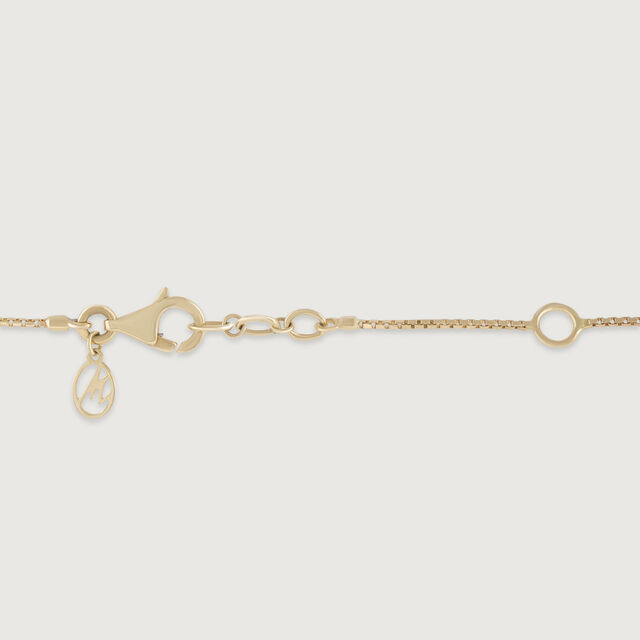 Sequin Shine Gold & Diamond Necklace