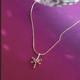 Groovy Glow Gold & Diamond Pendant 