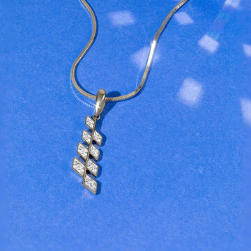 Electric Sequin Gold & Diamond Pendant