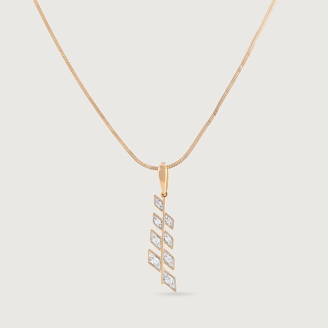 Electric Sequin Gold & Diamond Pendant 4
