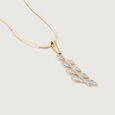 Electric Sequin Gold & Diamond Pendant 5